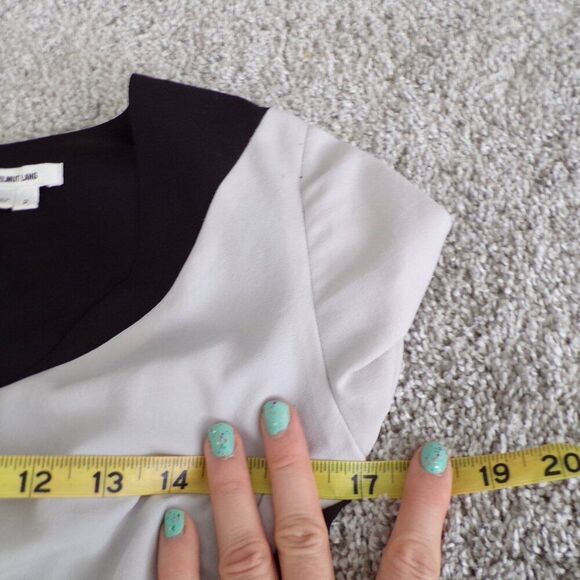 NWOT Helmut Lang Colorblock Silk dress 2 - Picture 12 of 13